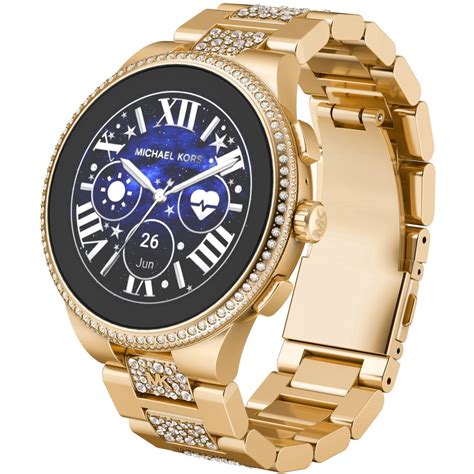 michael kors uhr damen smartwatch gold